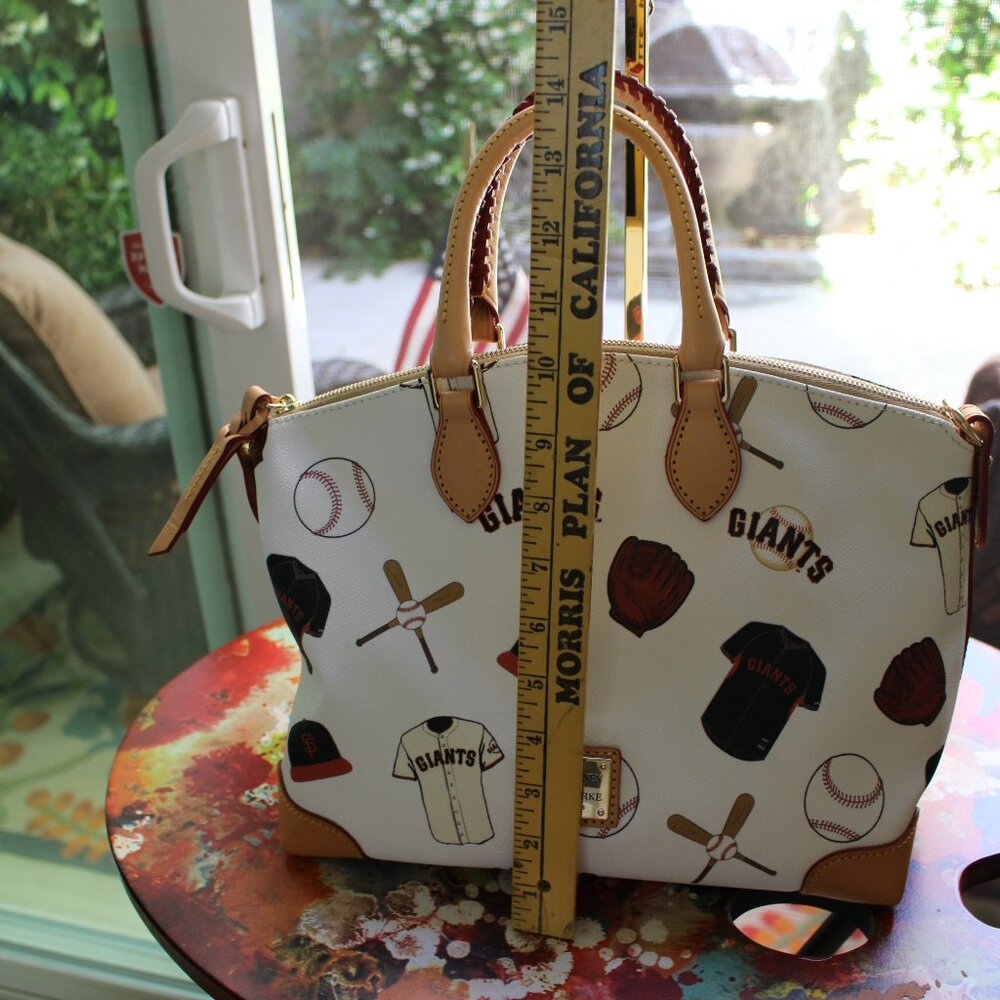 Dooney & Bourke  Giants Satchel w/Wallet & Bag Charm